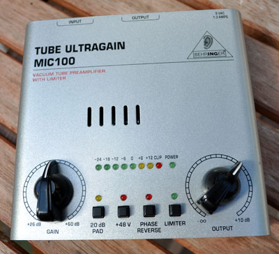 behringer tube ultragain unit