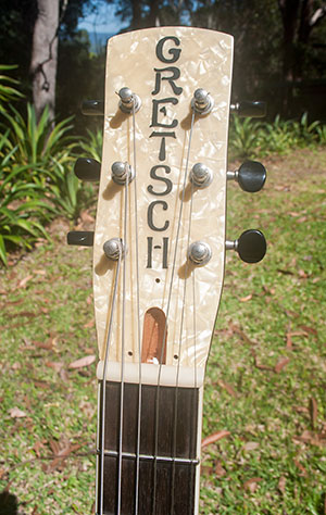 front of headstock