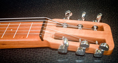 Cole Clark lapdog headstock