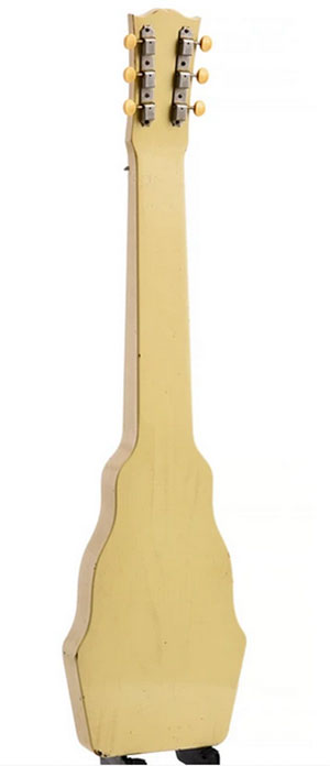 Rear view of Gibson BR-9 lap steel