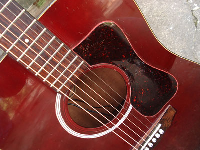 soundhole and pick guard