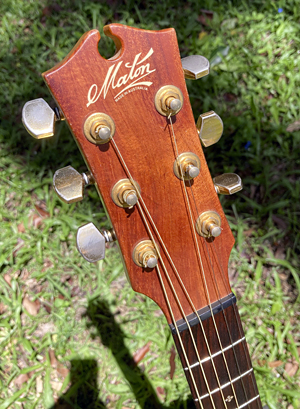 Maton BG808 headstock