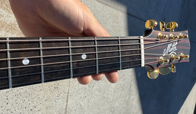 Maton Troubadour fingerboard