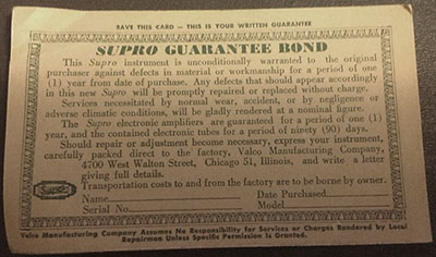 supro warranty