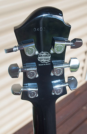 Zemaitis headstock rear