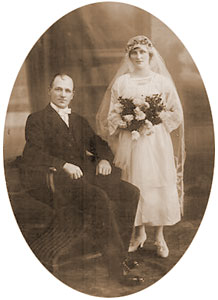 Andrew and Ethel wedding portrait