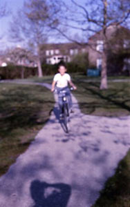 Anthony on bike.