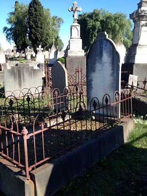 Patrick and Elizabeth's grave